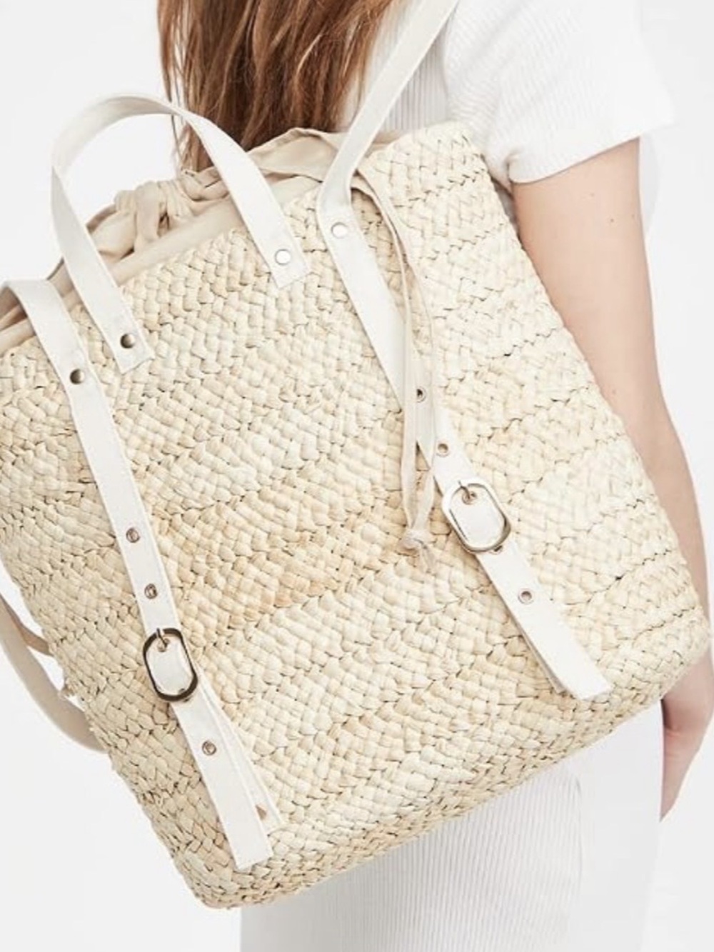 L*SPACE Summer Days Straw Backpack